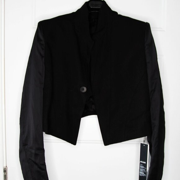 BNWT SS23 JULIUS "GALLU" DUAL MATERIAL CROPPED JACKET 3 - Picture 2 of 12